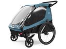 THULE COURIER 2 "3in1" Kinder-, Transport- und Hundeanhänger / blau