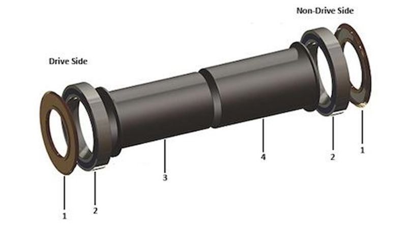 BB90/95 SHIMANO Road Drop-In-Tretlager