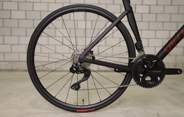 TARMAC SL7 COMP Rennvelo / satin red tint over carbon_sky red / 54 CM