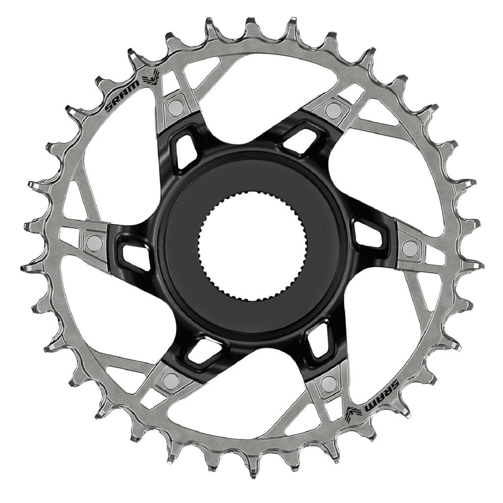 Chainring XX Eagle AXS Transmission Shimano Steps Direct Mount / / black/silver / 34T
