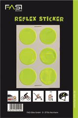 Reflex-Sticker Kreise / gelb