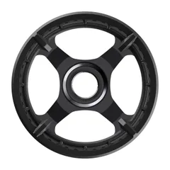 Kettenblatt STEPS CR-ET600 / schwarz / 38 Zähne, doppelter Hosenschutz