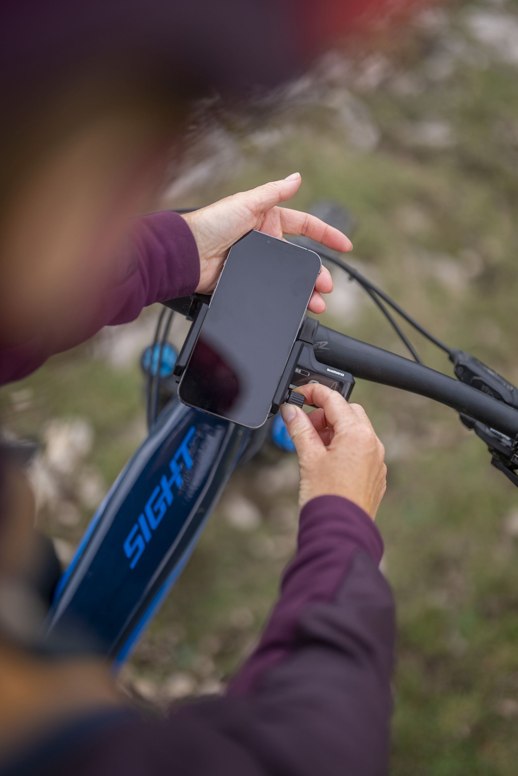 Universal Charging Phone Clamp SPC+ / schwarz