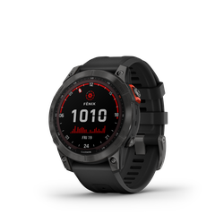 FENIX 7 SOLAR Multisportuhr 47mm / schiefergrau mit schwarzem armband
