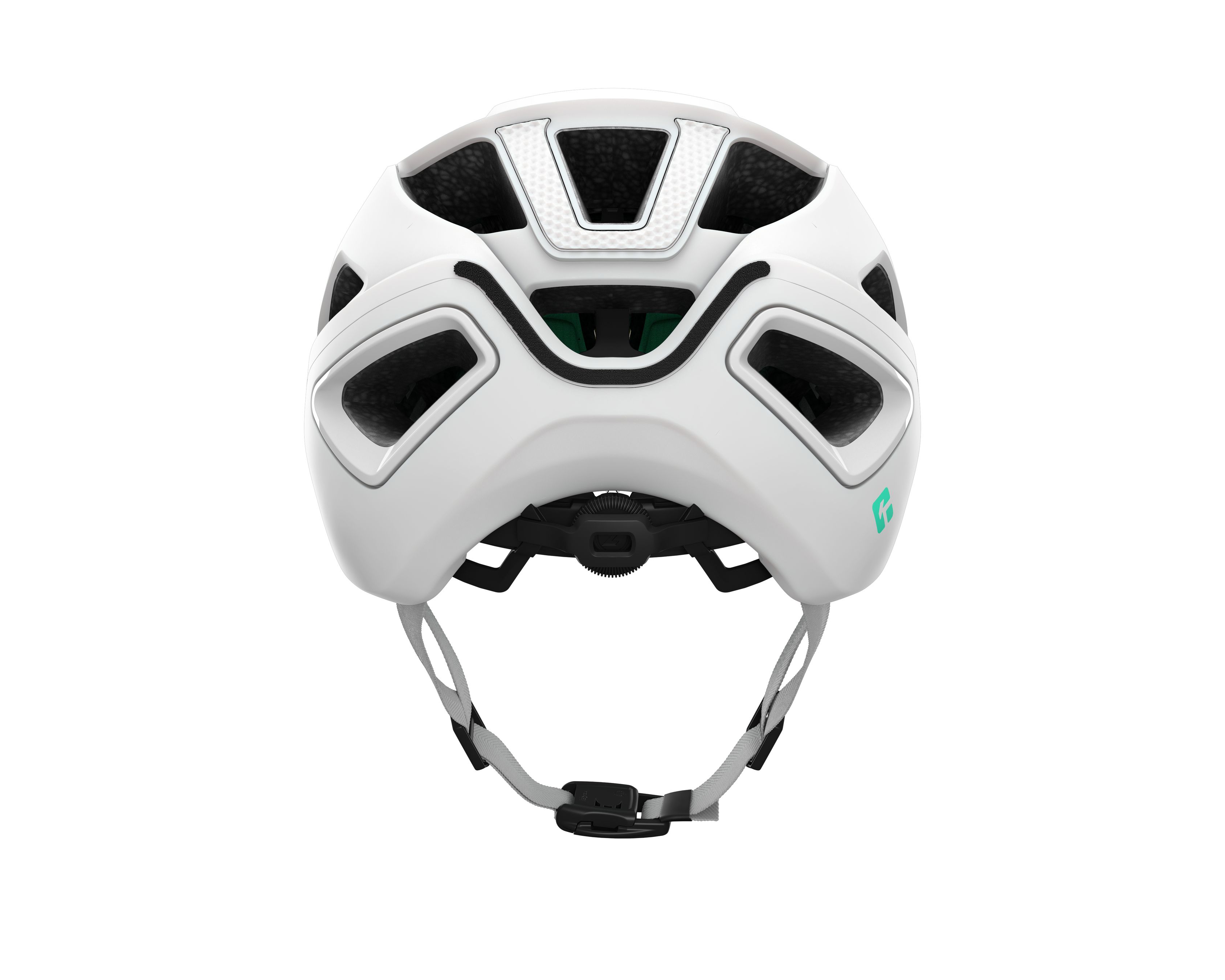 LAZER Unisex MTB Jackal KinetiCore Helm / matte full white / L