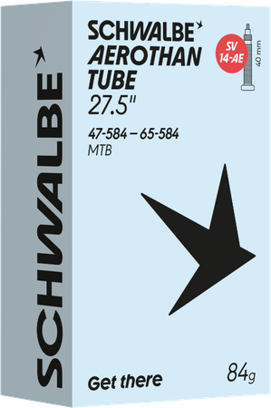 AEROTHAN Schlauch Prestaventil / 27.5", SV14-AE, 40mm, 47/65-584