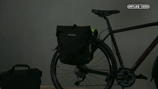 BACK-ROLLER HIGH VISIBILITY Hinterradtasche (Single) / black reflective / 20 L