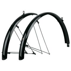 BLUEMELS BASIC Schutzblech-Set für Festmontage (26", 28") / schwarz / 28" 45mm