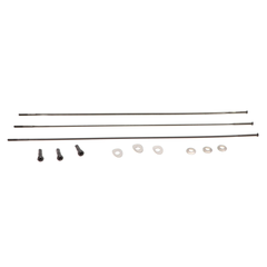 Spoke and Nipple 246mm CX-Ray Straight Pull Qty 3 / black
