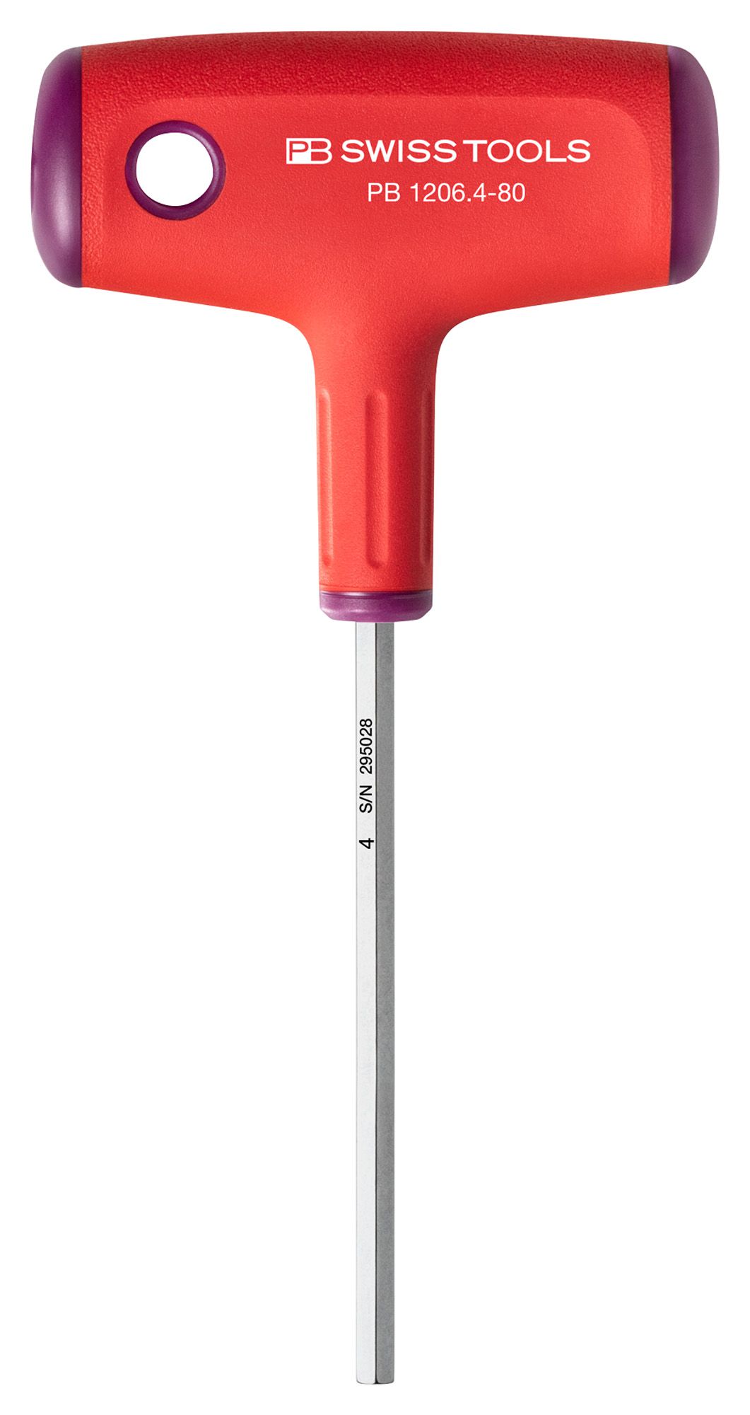 PB 1206 Inbus mit Quergriff / rot / 2.5mm