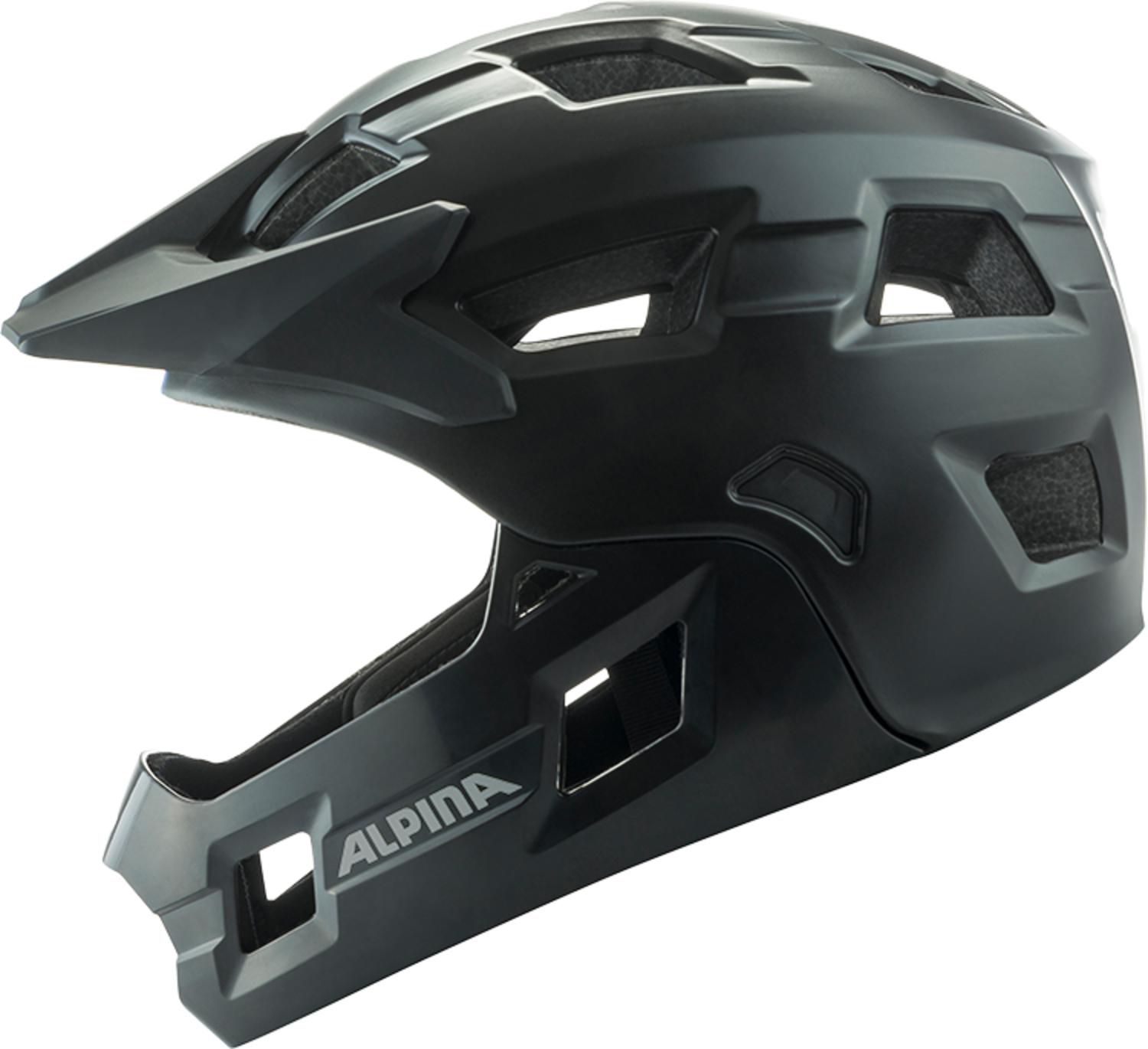 RUPI Vollvisierhelm für Kinder / black matt / onesize (50-55cm)