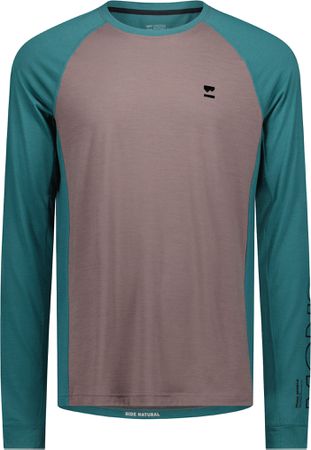 TARN Herren-Merino-Langarmshirt / iron/abyss / L