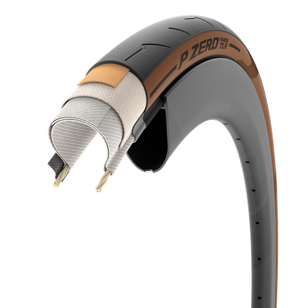 P Zero Race TLR Italy / black/tan-wall / 700x30c