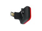 BLINDER MINI SQUARE Lichtset / black / 50/30 Lumen, 40x33x31 mm, 17g