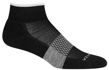 MULTISPORT LT MINI Damen-Merino-Socken / black/snow/metro hthr / S=35-37