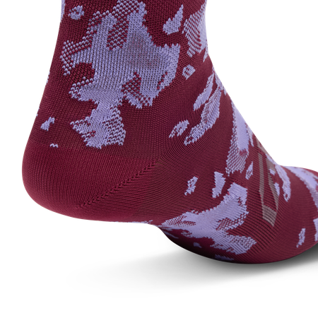 Comp Racer High Sock / maroon pulse / S