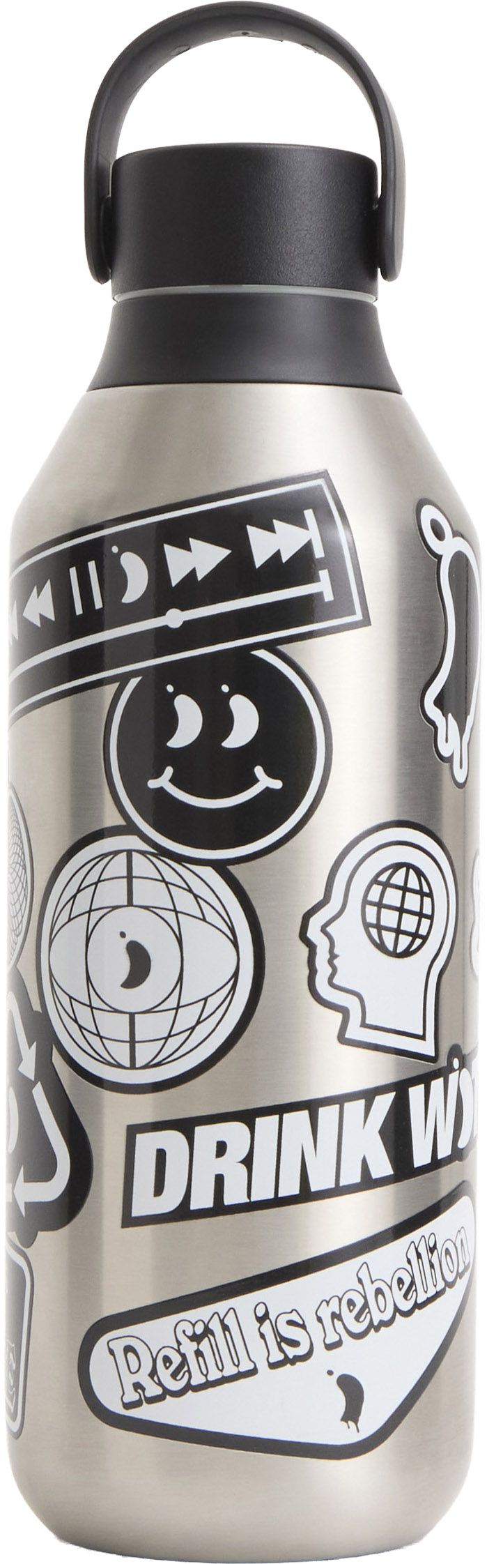 Chilly's Series 3 Refill Rebel 500ml Bottle / Refill Rebel