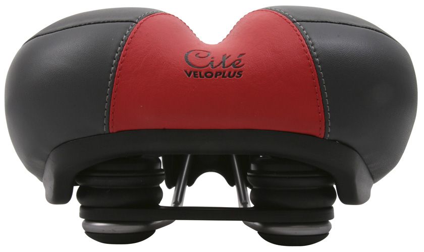 CITÉ Komfortsattel / schwarz rot