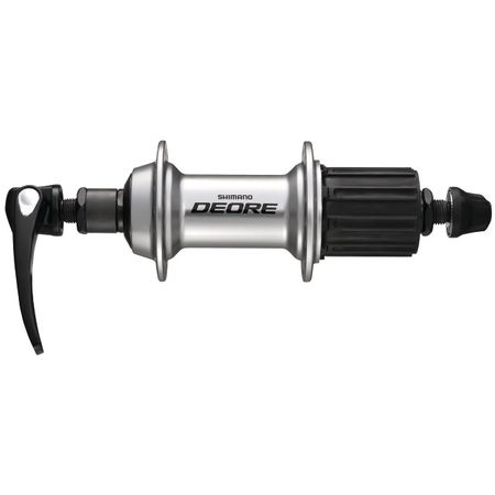 DEORE Hinterrad-Nabe FH-QC400 / schwarz / 32L, Rimbrake, 135/5mm