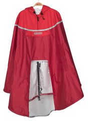 WINDOW 2.1 Unisex-Regenponcho / red/dark red / S/M