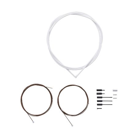 Schaltzug-Set Dura-Ace BC-9000 Polymerbeschichtet / weiss