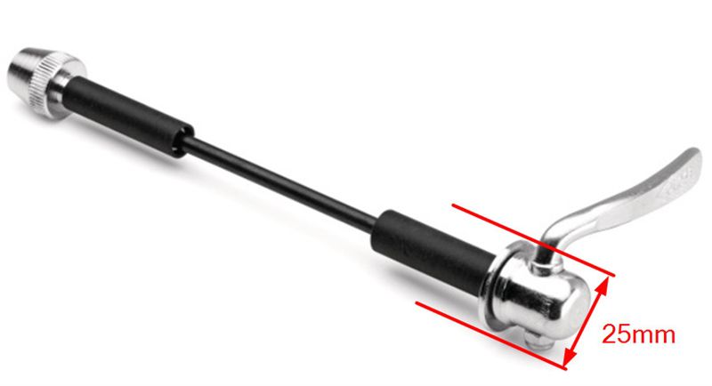 ADAPTER THRU-AXLE für Steckachsen / silber
