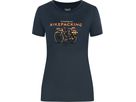 BIKEPACKING Damen-Merino-Kurzarmshirt / blueberry / M