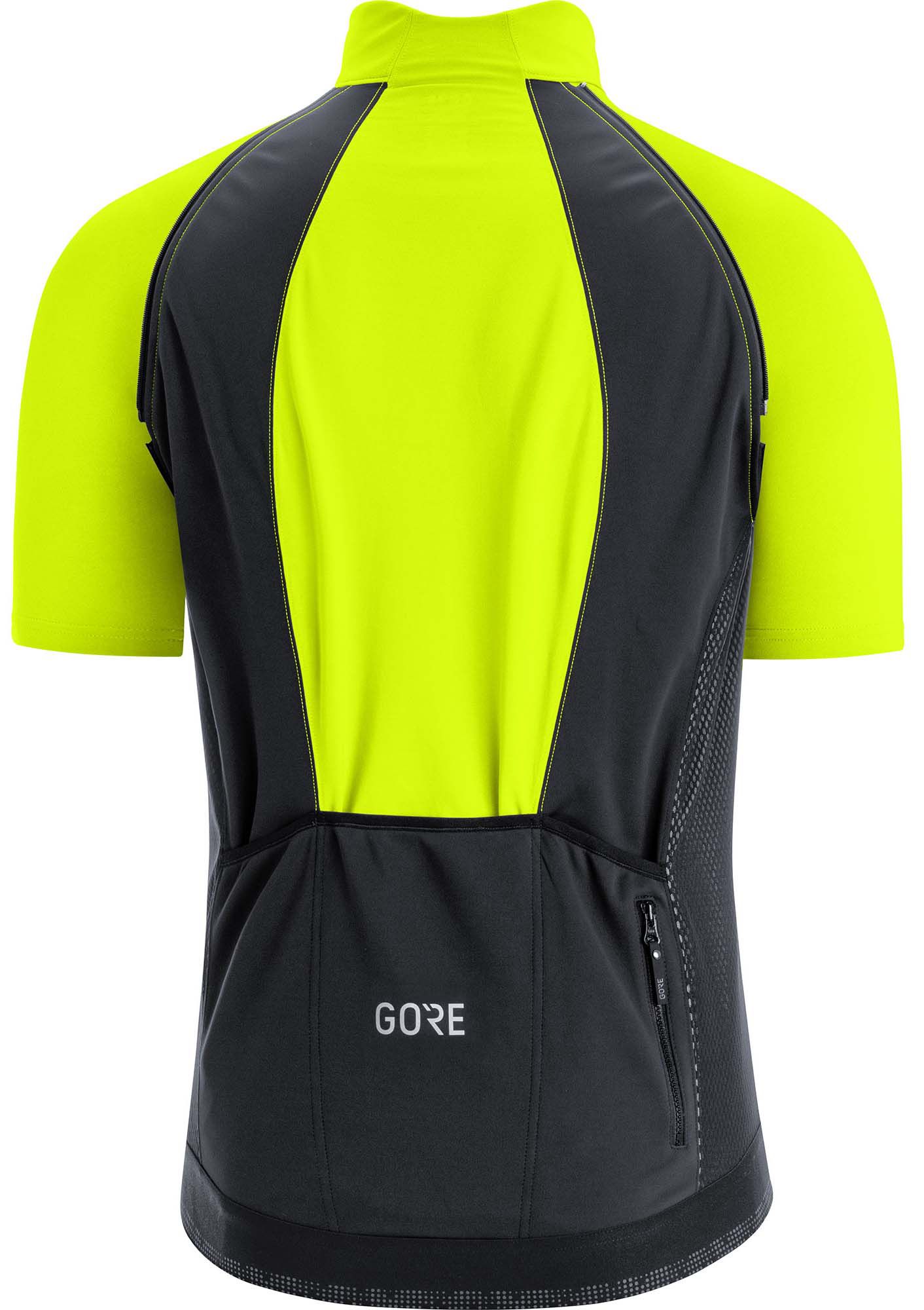 PHANTOM GTI WS Herren-Zip-off-Softshelljacke / neon yellow/black / L