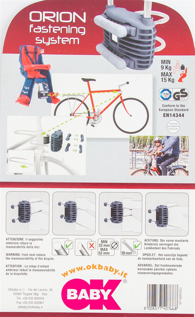 ERSATZ- / ZWEITHALTERUNG für Orion-Kindersitz / grau