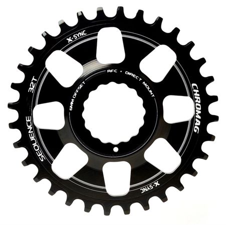 SEQUENCE X-SYNC Kettenblatt für Race Face Cinch (RFC) Boost Kurbeln / schwarz / 30 Zähne