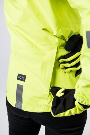 STREAM GTX PL Damen-Regenjacke / neon yellow / 36
