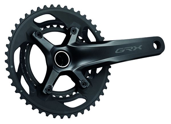 Kettenradgarnitur GRX FC-RX600-10 Double / schwarz / 175 mm