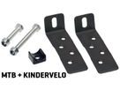 ZWEITBEFESTIGUNGS-HALTER für VIPER Schutzbleche / silber / RENNVELO + TREKKING