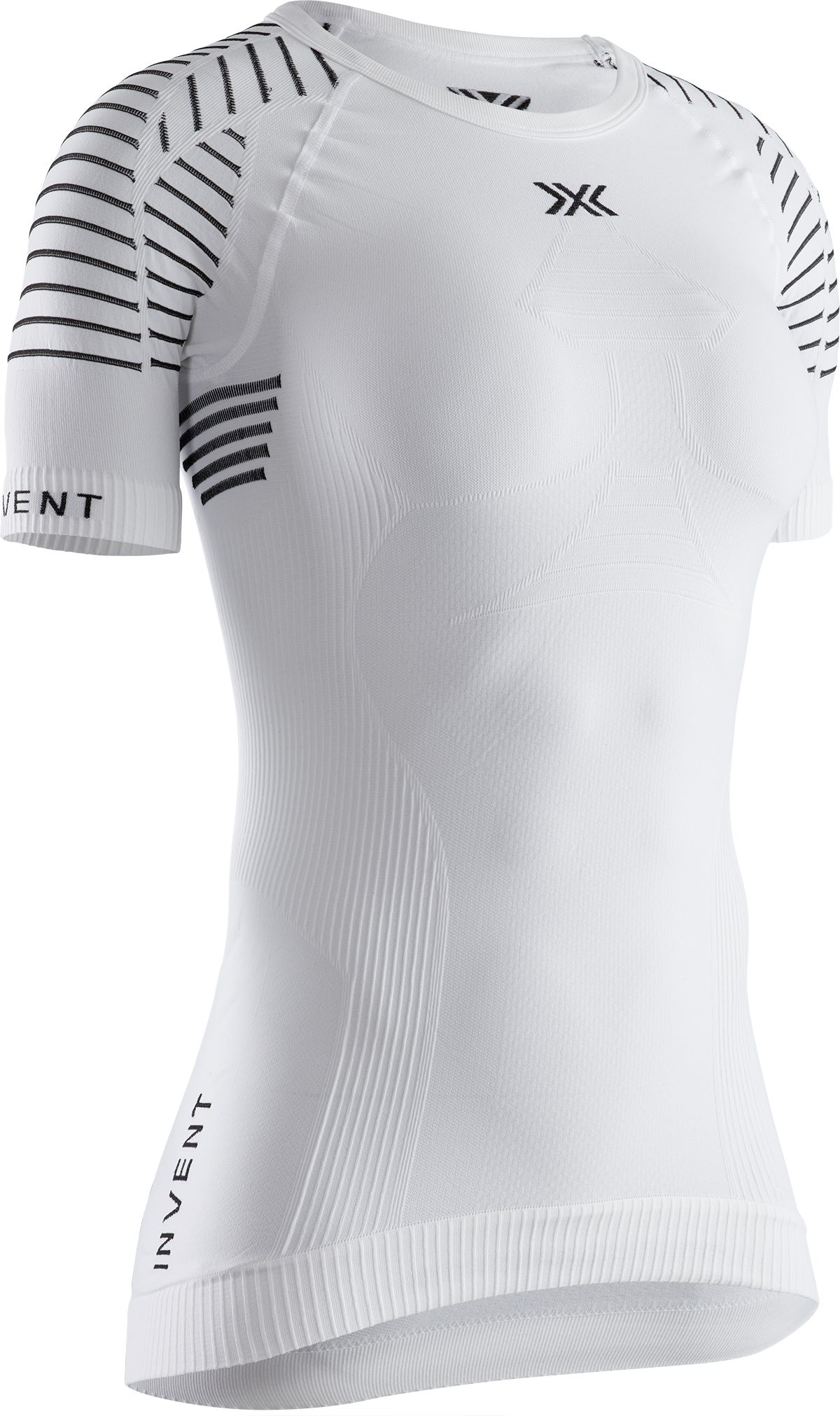 Women Invent 4.0 LT Shirt SH SL / Arctic White/Dolomite Grey / M