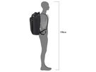 VARIO LITE Taschenrucksack / black / 22l