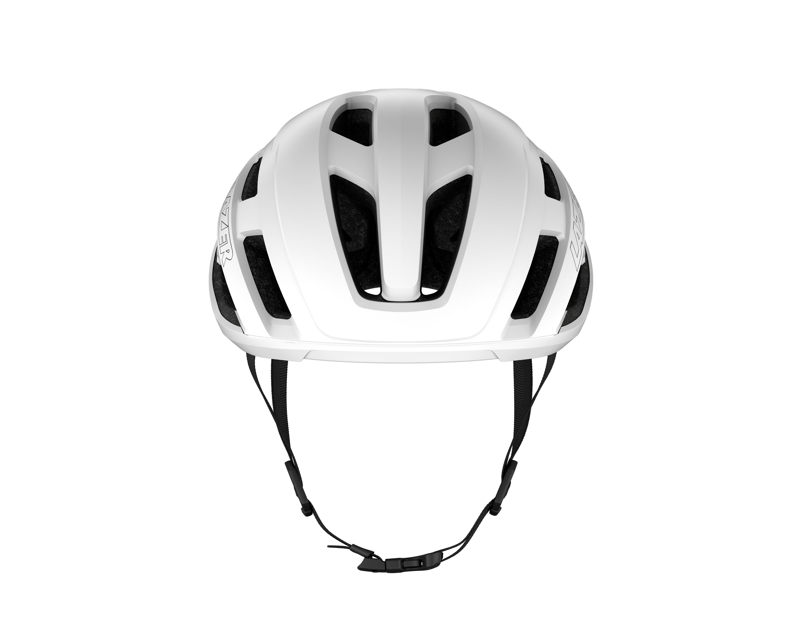 LAZER Unisex Road Strada KinetiCore Helm / matte full white / L