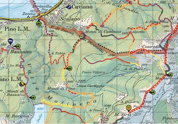 SUPERTRAIL MAPS Bike-Karten Frankreich / NYON/LA DÔLE