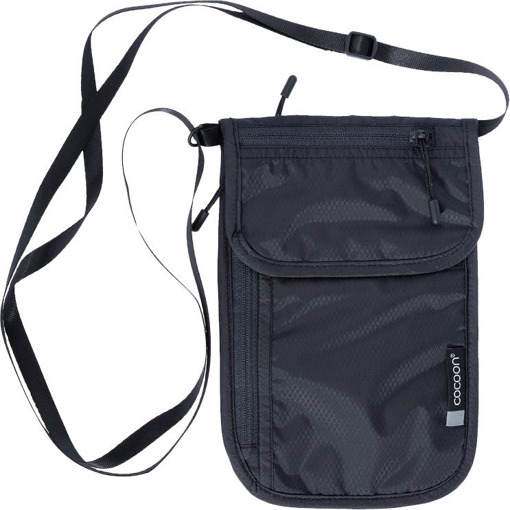 TRAVEL NECK WALLET / schwarz