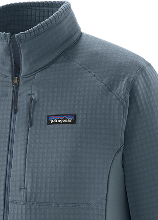 R1 HYBRID Herren-Fleecejacke / utility blue / S