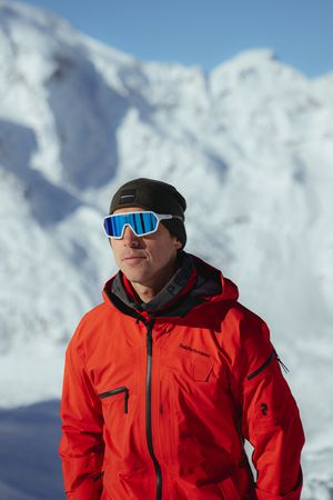 REV Sportbrille / sky white / M