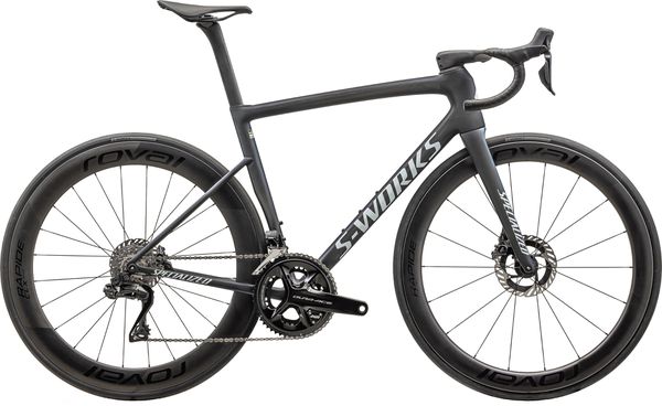 S-WORKS TARMAC SL8 Di2 Rennvelo / satin carbon viavi cynan blue viavi silver blue pe / 56 CM