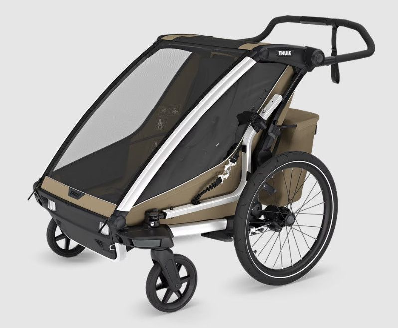 THULE CHARIOT CROSS 2 Gen. 2 Kinderanhänger / alu/faded khaki