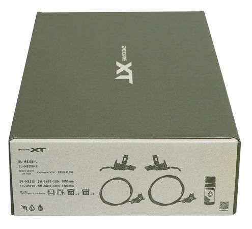 Scheibenbremsen-Set XT BR-M8220 mit BL-M8200 v&h Upgrade Kit