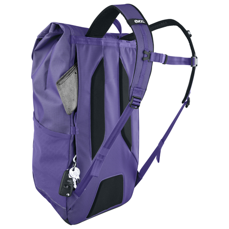 Duffle Backpack 26L / violet/black