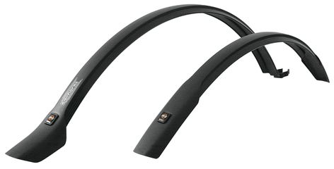 Steckschutzblechgarnitur Velo 42 Urban 28 schwarz / schwarz