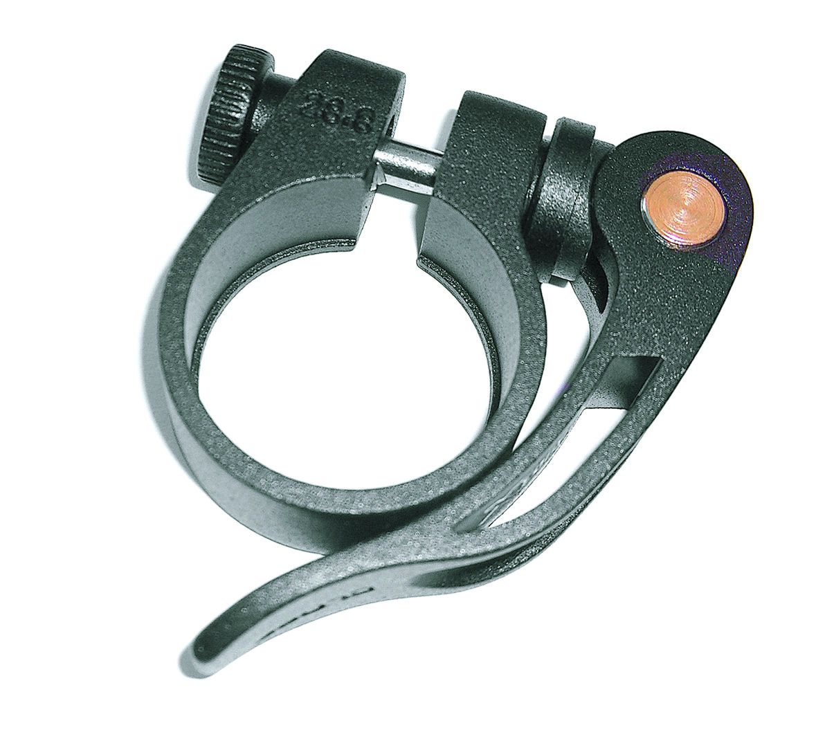 Sattelklemmbride mit Schnellspanner schwarz / schwarz / 34.9 mm