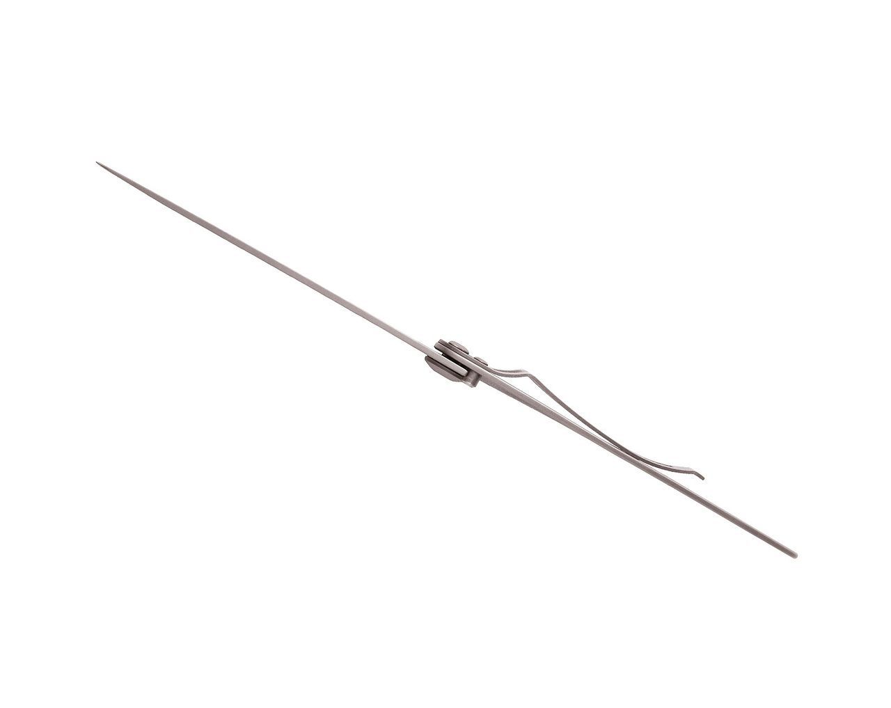 KLAPPMESSER mit TOPOGRAFIE / silber