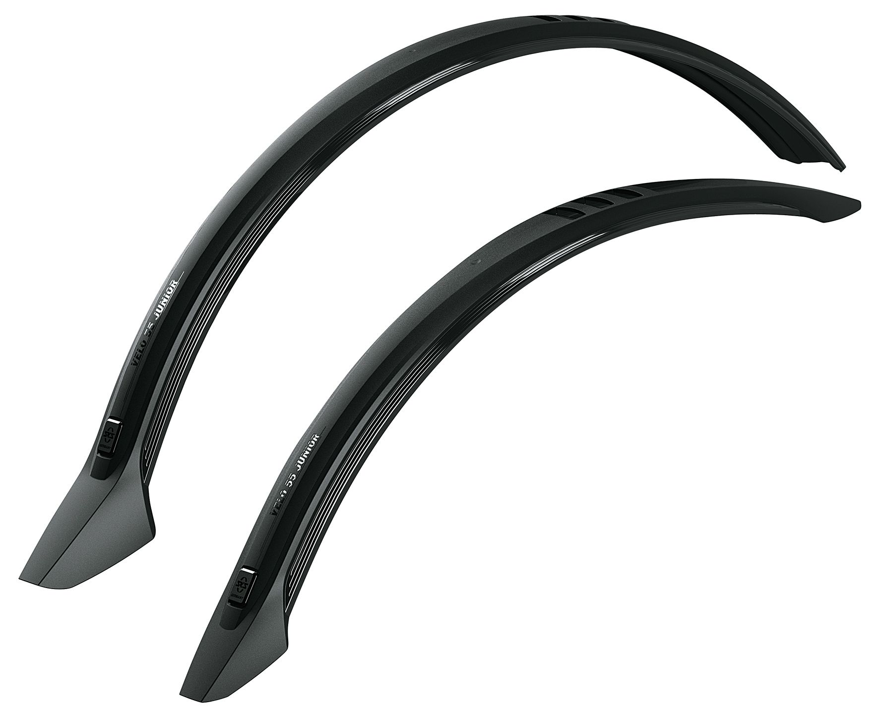 Steckschutzblechgarnitur Velo 55 Junior 24 schwarz / schwarz