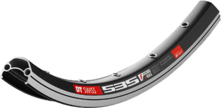 TK 535 DT Felge / black / 26", 19mm, 32L, RimBrake