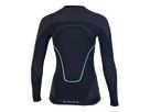 EVOLUTYON Damen-Langarmshirt / charcoal/anthracite/aqua / L/XL